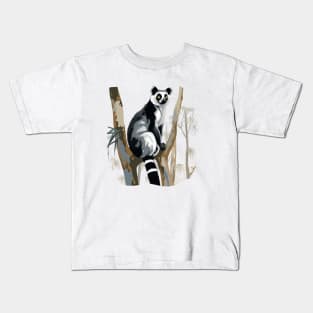 Ruffed Lemur Kids T-Shirt